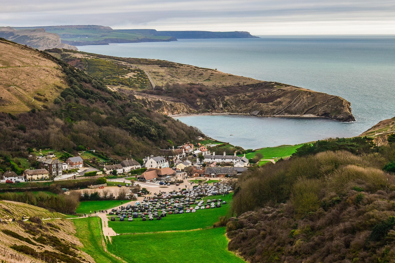 A Town With Green Fields